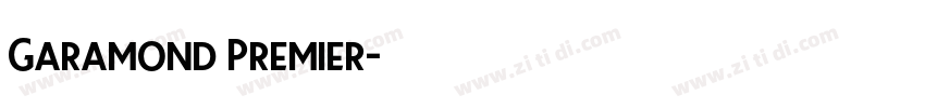 Garamond Premier字体转换